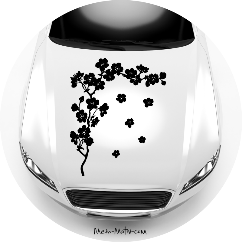 Preview: Autoaufkleber Kirschblüte Silhouette Preview: Sticker 46193 Kirschblüte Silhouette